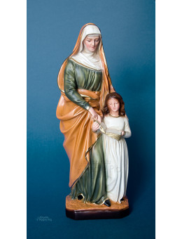 Statua Sant' Anna in resina cm30