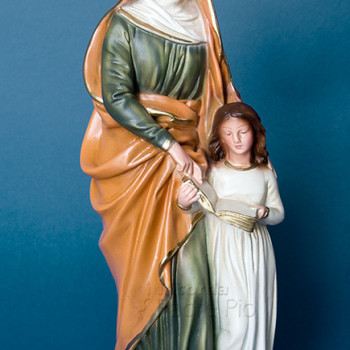 Statua Sant' Anna in resina cm30