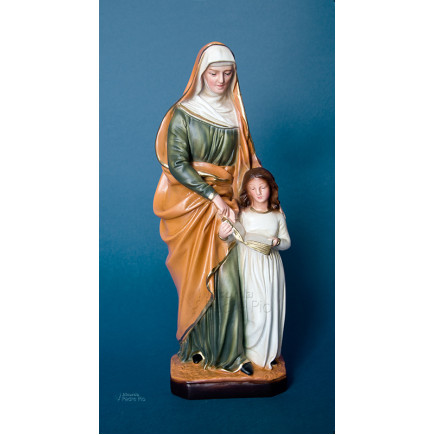 Statua Sant' Anna in resina cm30