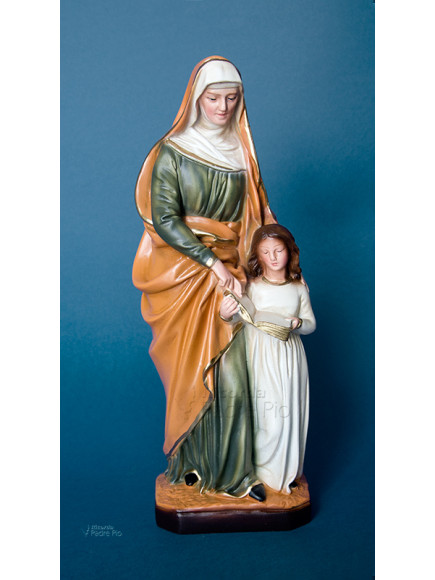 Statua Sant' Anna in resina cm30