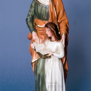 Statua Sant' Anna in resina cm30