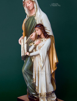 Statua Sant' Anna in resina cm40