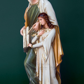 Statua Sant' Anna in resina cm40