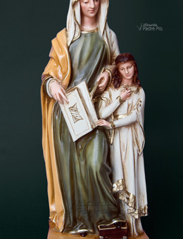 Statua Sant' Anna in resina cm40