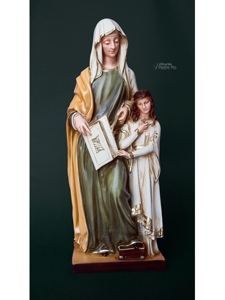 Statua Sant' Anna in resina cm40