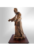 Statua Padre Pio bronzo  braccia aperte 60cm