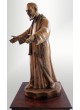 Statua Padre Pio bronzo  braccia aperte 60cm