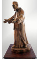 Statua Padre Pio bronzo  braccia aperte 60cm