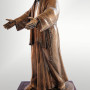 Statua Padre Pio bronzo  braccia aperte 60cm