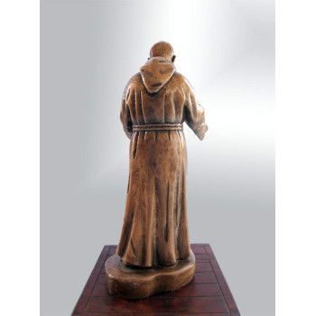 Statua Padre Pio bronzo  braccia aperte 60cm