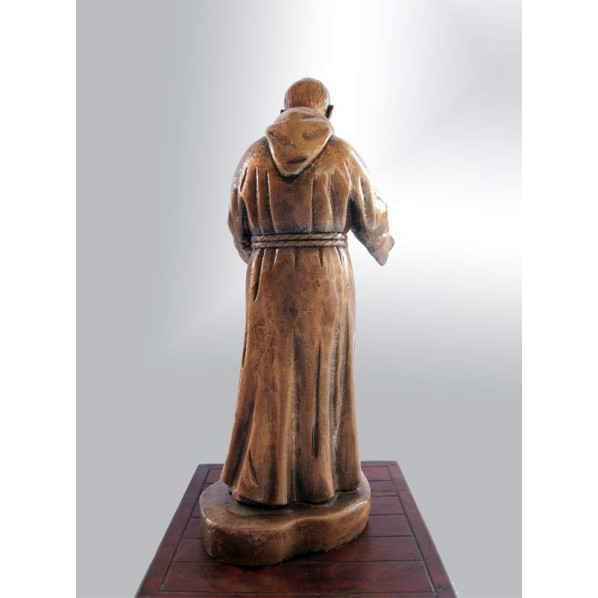 Statua Padre Pio bronzo  braccia aperte 60cm