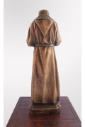 Statua Padre Pio Benedicente con stola in BRONZO fuso da 60cm a 90cm