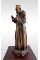 Statua Padre Pio Benedicente con stola in BRONZO fuso da 60cm a 90cm