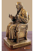 Statua Padre Pio seduto