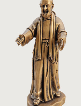 Statua Padre Pio accogliente 60cm