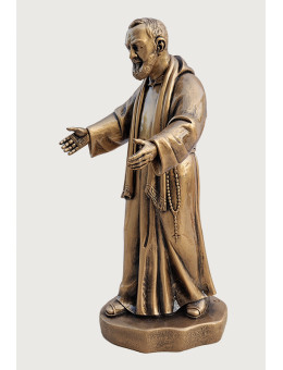 Statua Padre Pio accogliente 60cm