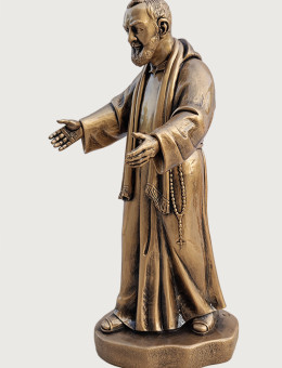 Statua Padre Pio accogliente 60cm