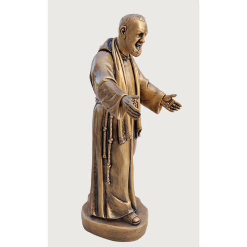 Statua Padre Pio accogliente 60cm
