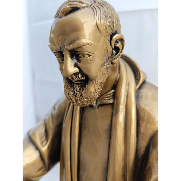 Statua Padre Pio accogliente 60cm