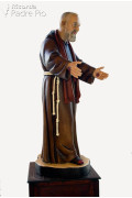 Statua Padre Pio accogliente 60 a 150cm