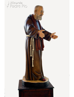 Statua Padre Pio accogliente 60 a 150cm