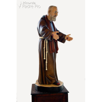 Statua Padre Pio accogliente 60 a 150cm