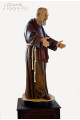 Statua Padre Pio accogliente 60 a 150cm