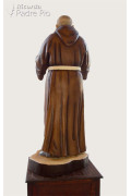 Statua Padre Pio accogliente 60 a 150cm