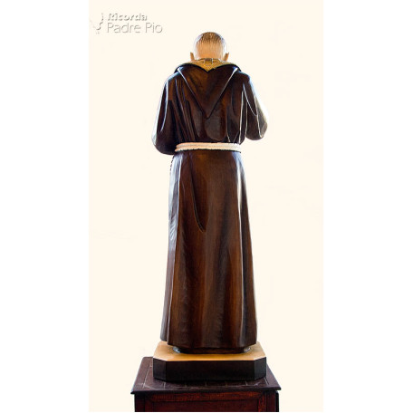 Statua Padre Pio Benedicente con stola color 92cm