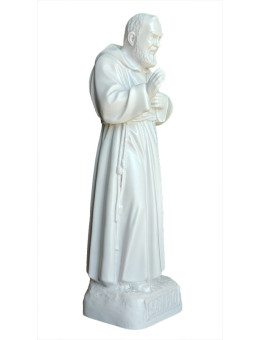 Statua Padre Pio Benedicente effetto Capodimonte 30cm