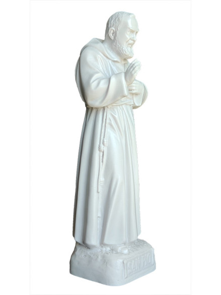 Statua Padre Pio Benedicente effetto Capodimonte 30cm