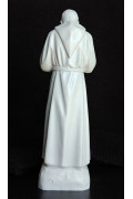 Statua Padre Pio Benedicente effetto Capodimonte 30cm