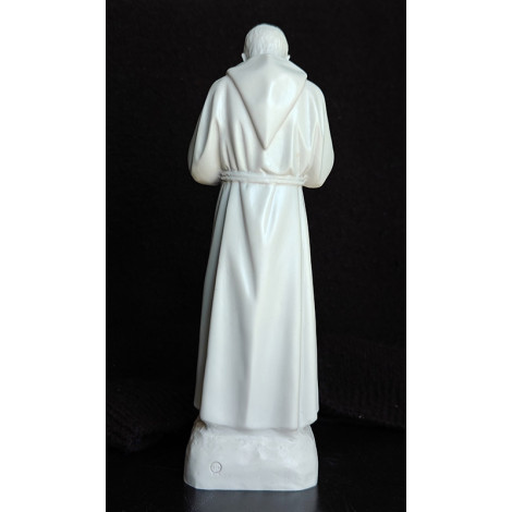 Statua Padre Pio Benedicente effetto Capodimonte 30cm