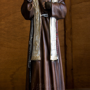 Statua Padre Pio Benedicente con stola, 40cm