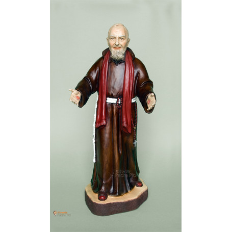 Statua Padre Pio accogliente 50cm
