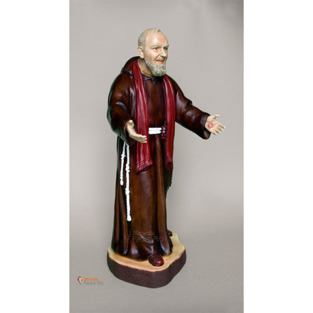 Statua Padre Pio accogliente 50cm