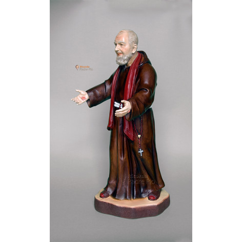 Statua Padre Pio accogliente 50cm