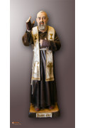 Statua Padre Pio Benedicente con stola 180cm