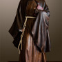 Statua Padre Pio con mantello, 85cm e 107cm