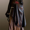 Statua Padre Pio con mantello, 85cm e 107cm