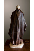 Statua Padre Pio con mantello, 85cm e 107cm