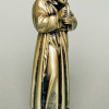 Statua Padre Pio Benedicente bronzata 30cm