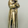 Statua Padre Pio Benedicente bronzata 30cm