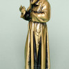 Statua Padre Pio Benedicente bronzata 30cm