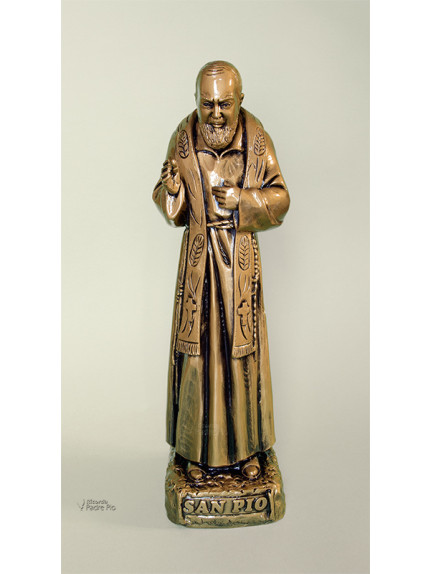 Statua Padre Pio Benedicente con stola da 50cm a 150cm
