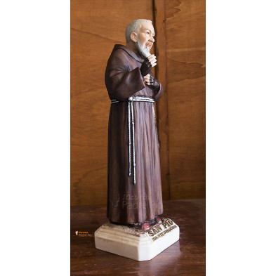 Statua Padre Pio Benedicente colorata 40cm