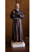 Statua Padre Pio Benedicente colorata 40cm