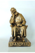 Statue of Padre Pio's , 8,7in blessing sitting