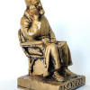 Statua Padre Pio seduto 22cm