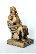 Statue of Padre Pio's , 8,7in blessing sitting